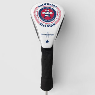 Couvre-club De Golf California State Circle Custom Golf Head Cover