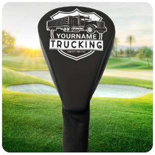 Couvre-club De Golf Camionneur personnalisé NOM Camionnage Semi Camion