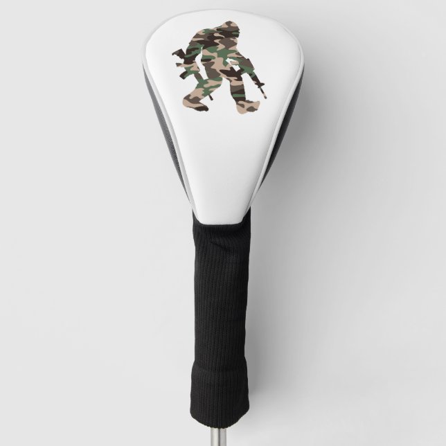 Couvre-club De Golf Camo Bigfoot Sasquatch (Devant)