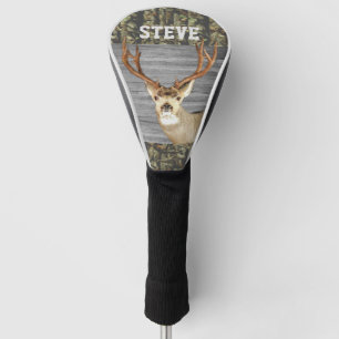 Couvre-club De Golf Camo Deer Chasse Cool Hommes en plein air Antler