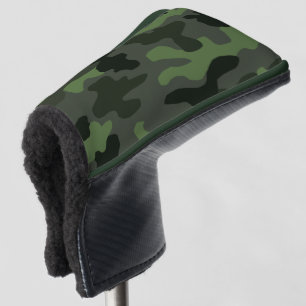 Couvre-club De Golf camouflage gris vert foncé no.14 imprimer
