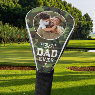 Couvre-club De Golf Camouflage Meilleur papa Jamais Photo