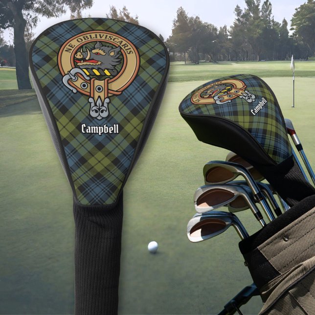 Couvre-club De Golf Campbell Crest Golf Head Cover (Créateur téléchargé)