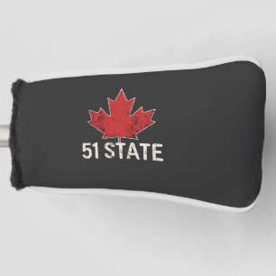 Couvre-club De Golf Canada 51e État Trump Drapeau américain et canadie