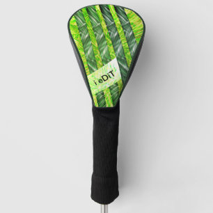 Couvre-club De Golf Caractéristiques de bambou, vert vieilli, jaunâtre