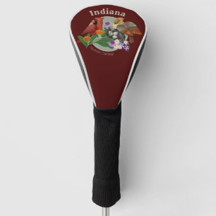 Couvre-club De Golf Cardinaux du Nord de l'Indiana avec des Plantes au
