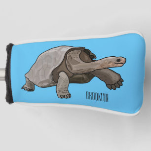 Couvre-club De Golf Caricature de la tortue des Galapagos