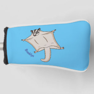 Couvre-club De Golf Caricature de planeur de sucre volant mignon
