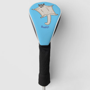 Couvre-club De Golf Caricature de planeur de sucre volant mignon