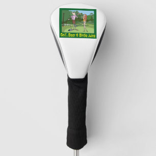 Couvre-club De Golf Caricature Silly Golf