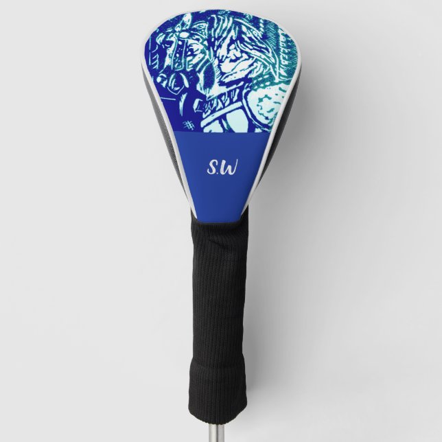 Couvre-club De Golf Carnival Horse Blues (Devant)