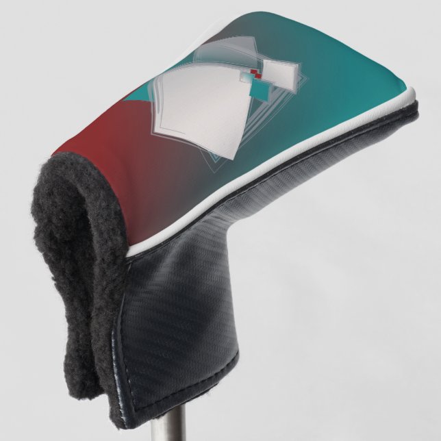 Couvre-club De Golf Carrés de Fibonacci (Devant 3/4)