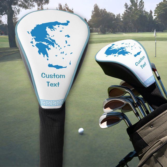 Couvre-club De Golf Carte de la Grèce (Créateur téléchargé)