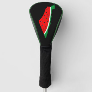 Couvre-club De Golf Carte de Palestine Watermelon Symbole de la libert