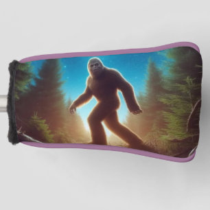 Couvre-club De Golf Carte postale rétro Bigfoot vintage Sasquatch Mont