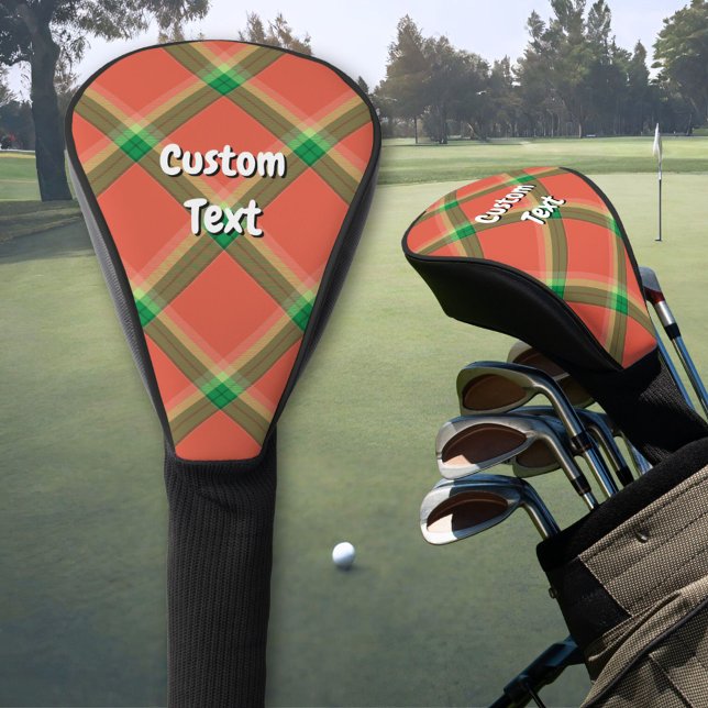 Couvre-club De Golf Cascade Tartan Golf Head Couverture (Créateur téléchargé)