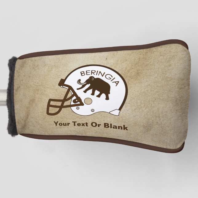 Couvre-club De Golf Casque de football de l'Université de Beringia (Devant)