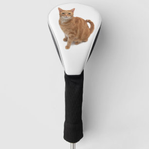 Couvre-club De Golf Cat d'Orange debout