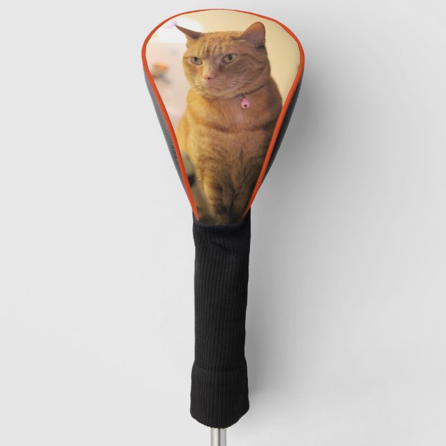 Couvre-club De Golf Cat Golf Head Cover (Devant)