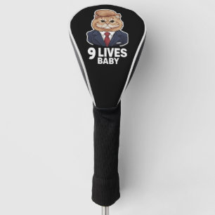 Couvre-club De Golf Cat Trump 9 Lives Baby