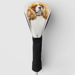 Couvre-club De Golf Cavalier Le Roi Charles Spaniel Peinture originale