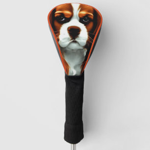 Couvre-club De Golf cavalier roi charles spaniel blenheim anime