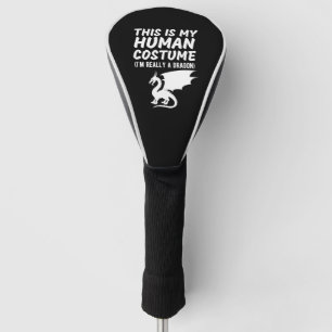 Couvre-club De Golf C'est mon costume humain Je suis vraiment un T-Shi