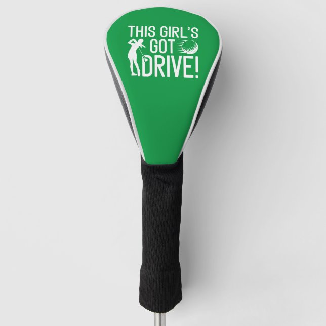 Couvre-club De Golf Cette fille a une voiture (Devant)