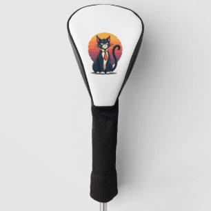 Couvre-club De Golf Ch Ch Ch Meow Meow Costume d'Halloween Effrayant p