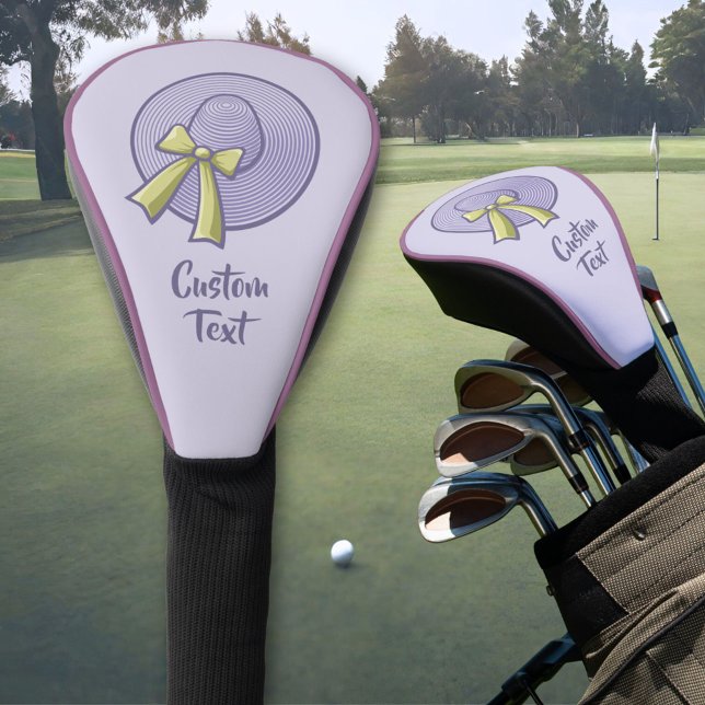 Couvre-club De Golf Chapeau à large bord lilas (Créateur téléchargé)