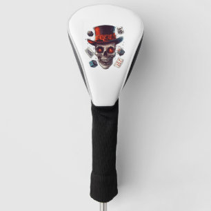Couvre-club De Golf Chapeau de magicien crânien