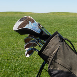 Couvre-club De Golf Chasse À L'Aigle À La Queue Blanche Pour Le Poisso