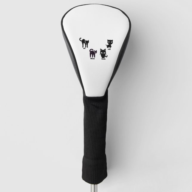 Couvre-club De Golf chat (Devant)