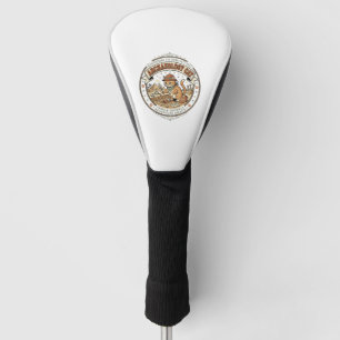 Couvre-club De Golf Chat d'archéologie Chat d'archéologie Art vectorie
