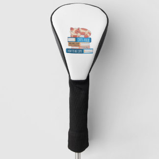 Couvre-club De Golf Chat Et Livres