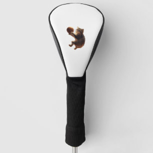Couvre-club De Golf Chat Jouer Basketball Drôle Chats Maman Meow Kitty