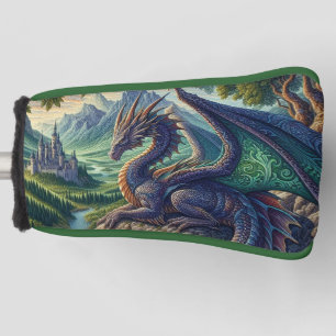 Couvre-club De Golf Château du Dragon médiéval coloré