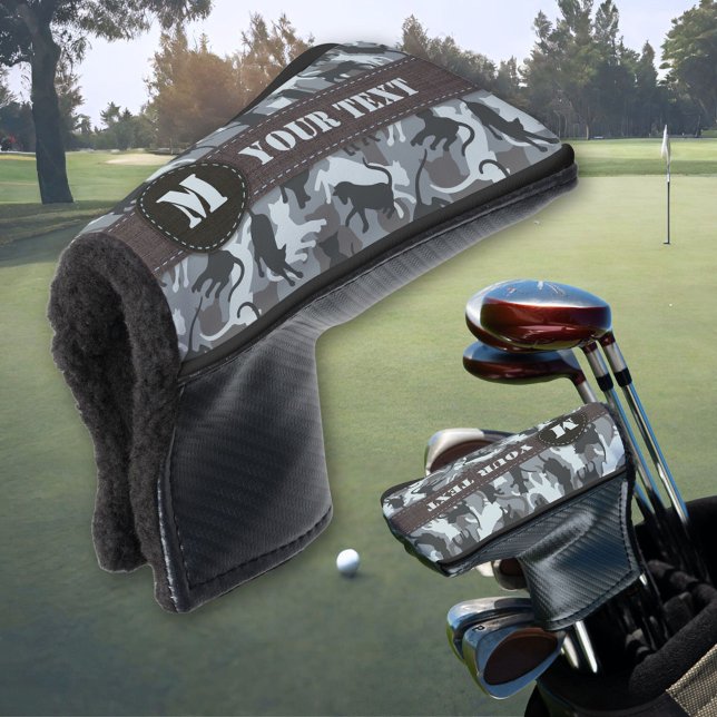 Couvre-club De Golf Chats Camouflage urbain (Créateur téléchargé)