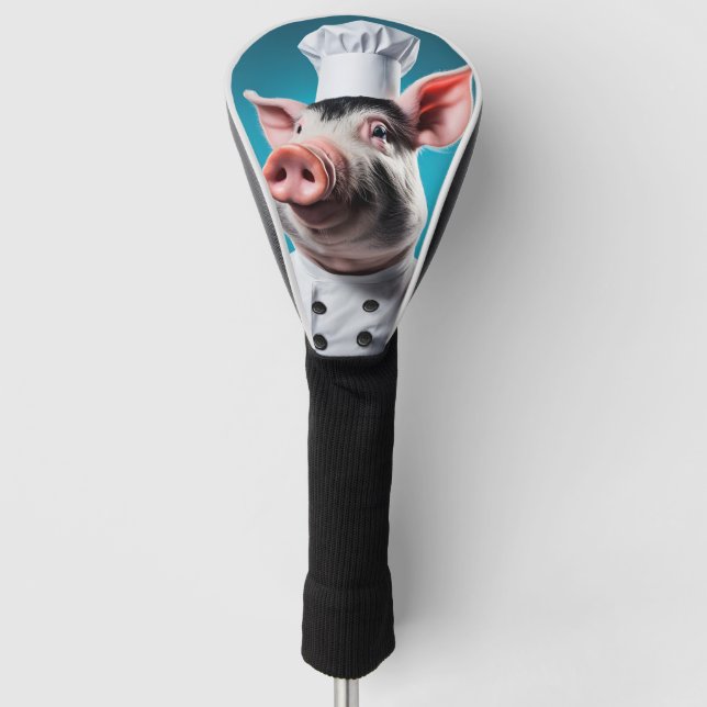 Couvre-club De Golf Chef Pig (Devant)