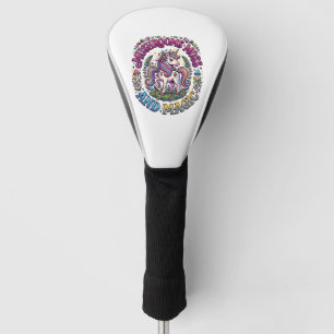 Couvre-club De Golf Chemise commerciale Licorne Champignons Mousse et 