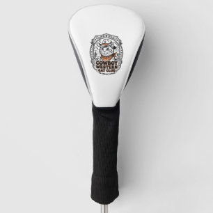 Couvre-club De Golf Chemise de l'amant de chat occidental Cowboy - Cow