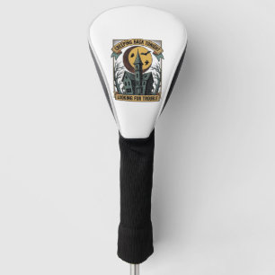 Couvre-club De Golf Chemise de maison hantée avec manoir effrayant gra