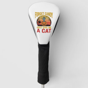 Couvre-club De Golf Chemise drôle de bonbons pour amateur de chats Hal