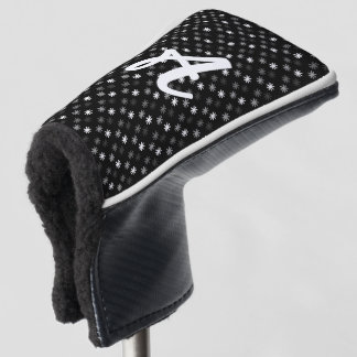 Couvre-club De Golf Chic AsteriskS Classic-Black-Personnalisé(Putter)