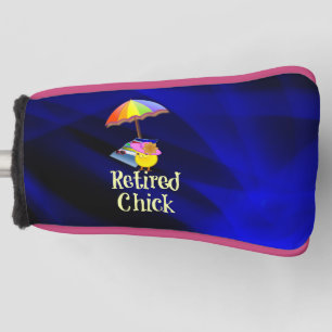 Couvre-club De Golf Chick à la retraite, conception arrière - plan a