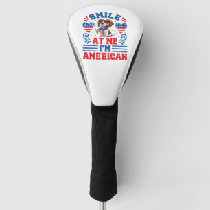 Couvre-club De Golf Chien Beagle patriotique pour 4 juillet