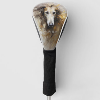 Couvre-club De Golf Chien Borzoi au vent 003 - Yacobsen Derosana