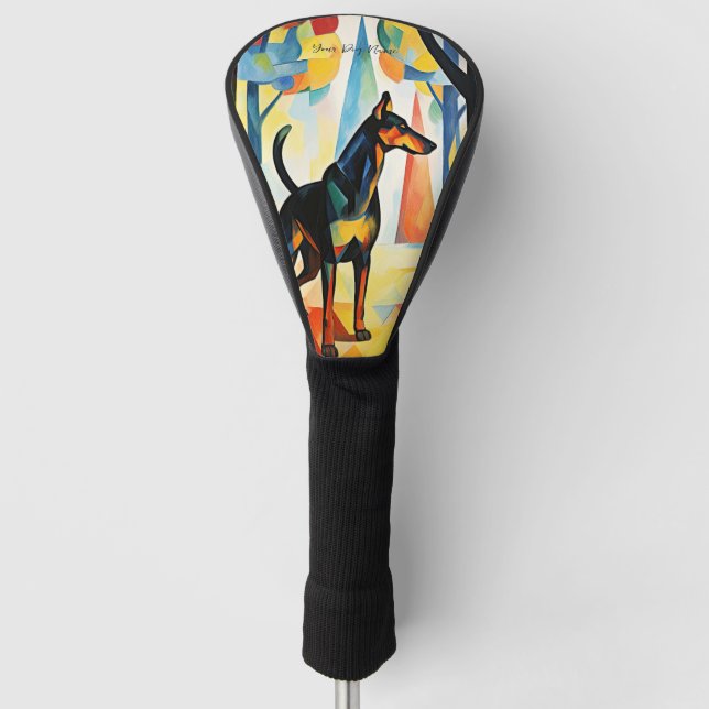 Couvre-club De Golf Chien dalmate marchant dans le parc 01 - Madeleine (Devant)