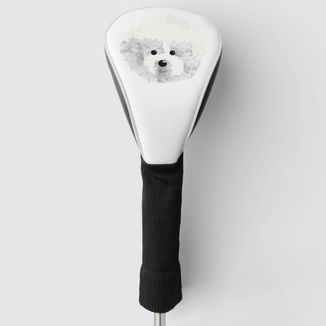 Couvre-club De Golf Chien de Bichon Frise (Devant)