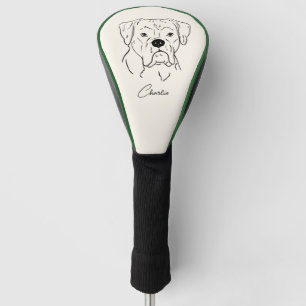 Couvre-club De Golf Chien de boîte